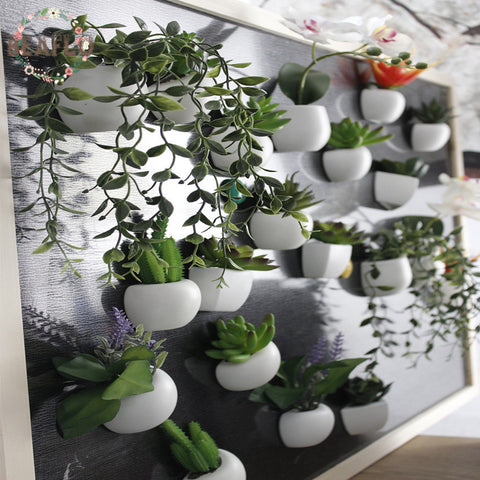 Artificial Silicone Succulent Fridge Magnet