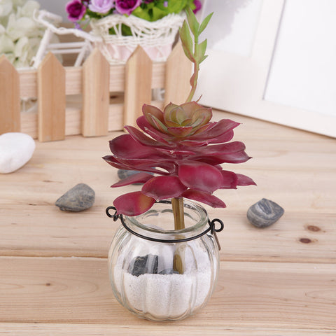 Lotus Flower Head Succulent Decor - Medium Size
