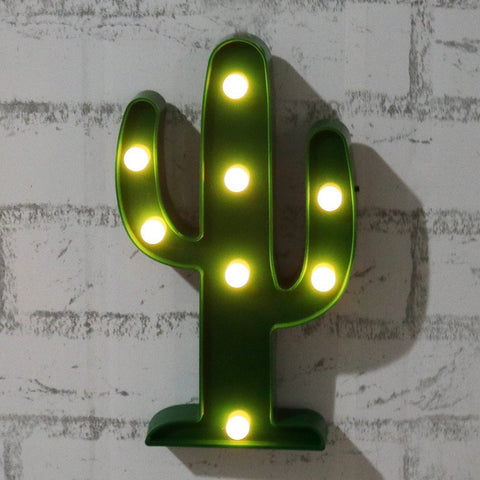Cartoon Cactus LED Lamp