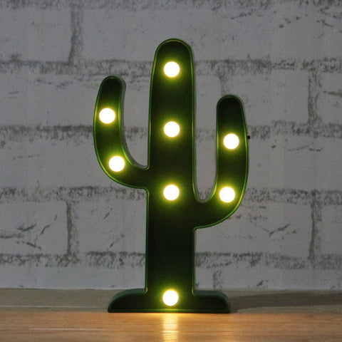 Cartoon Cactus LED Lamp