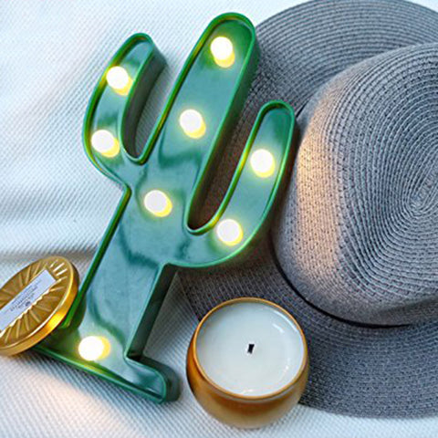 Cartoon Cactus LED Lamp